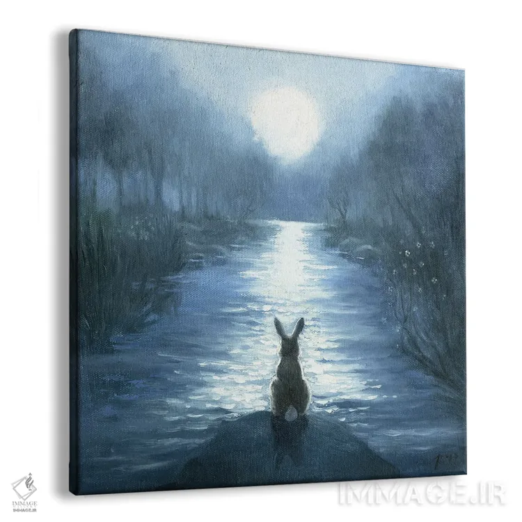 تابلو ایزابل و ماه خود اثر دیوید جواکین - نمای پرسپکتیو محصول