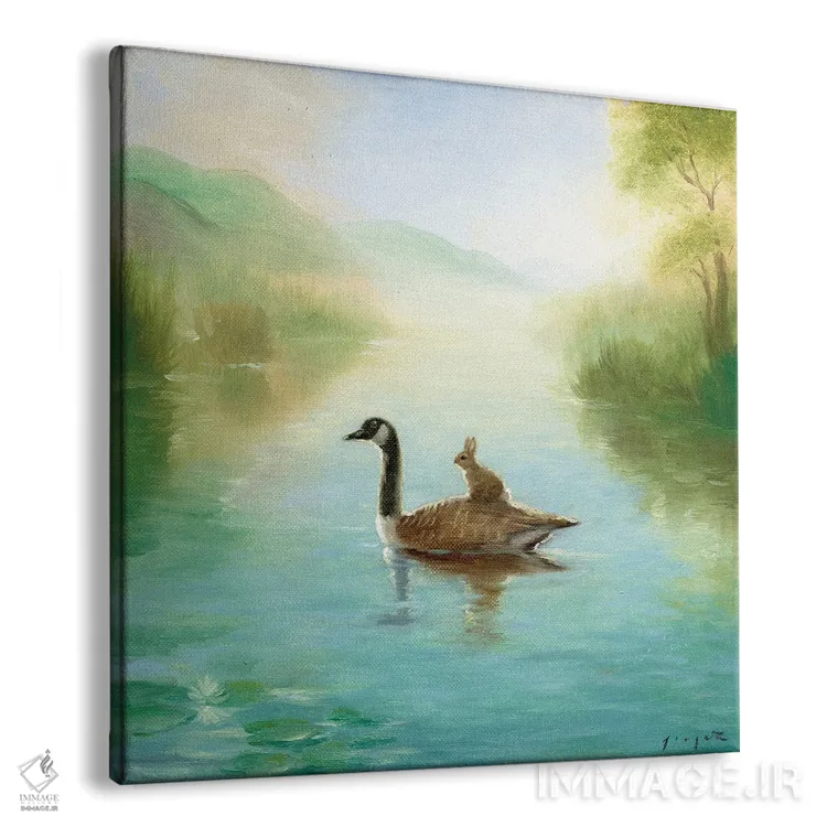 تابلو ایزابل و غاز اثر دیوید جواکین - نمای پرسپکتیو محصول