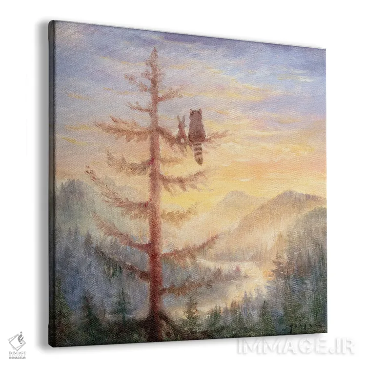 تابلو ایزابل و درخت اثر دیوید جواکین - نمای پرسپکتیو محصول