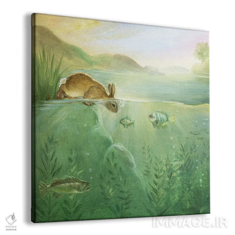 تابلو ایزابل و دنیای جدید اثر دیوید جواکین - نمای پرسپکتیو محصول