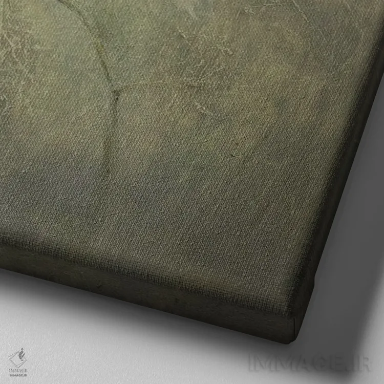 تابلو خواب مرغان مگسخوار اثر دیوید جواکین - نمای نزدیک بافت بوم