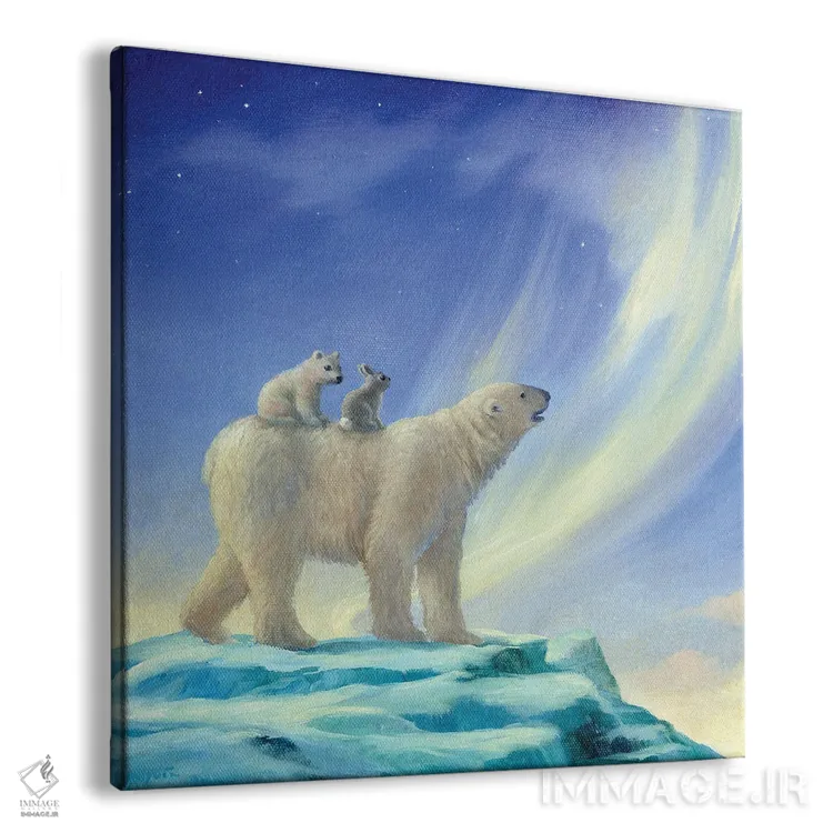 تابلو ایزابل و شفق قطبی اثر دیوید جواکین - نمای پرسپکتیو محصول