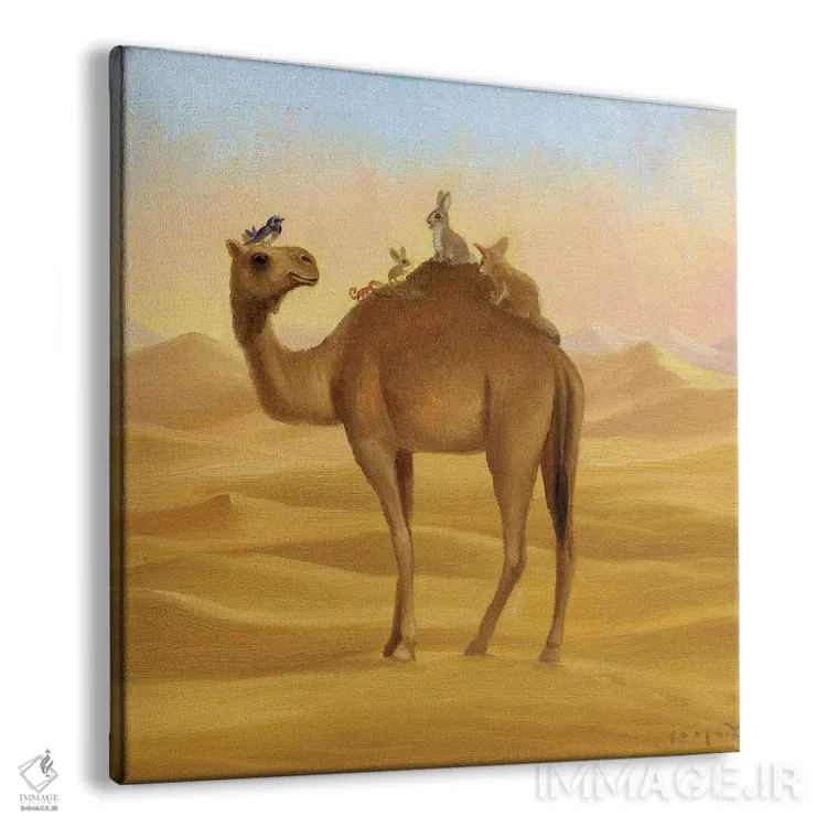تابلو ایزابل و صحرا (صحرای بزرگ آفریقا) اثر دیوید جواکین - نمای پرسپکتیو محصول
