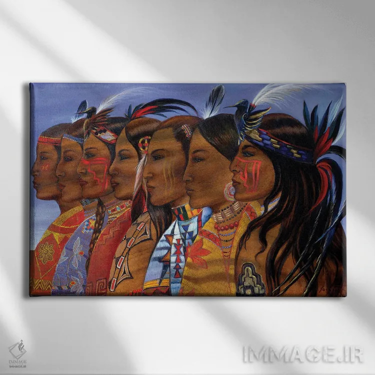 تابلو رقصندگان صبح اثر دیوید جواکین - نمای روبهرو روی دیوار