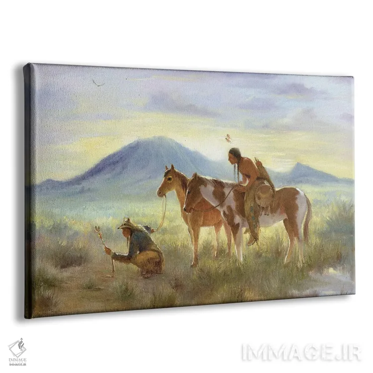 تابلو ماتو پها (کوه معروف در داکوتا) اثر دیوید جواکین - نمای پرسپکتیو محصول