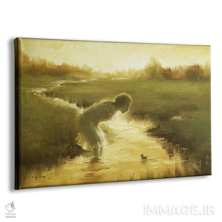 تابلو دوستان جدید اثر دیوید جواکین - نمای پرسپکتیو محصول