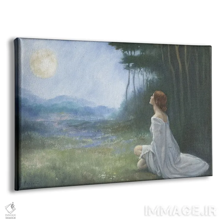 تابلو دختر ماه اثر دیوید جواکین - نمای پرسپکتیو محصول