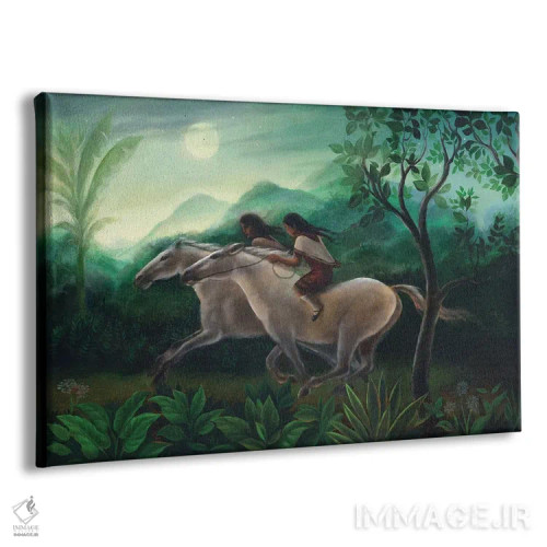 تابلو سفر شبانه اثر دیوید جواکین - نمای پرسپکتیو محصول