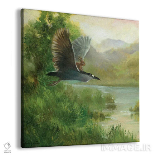 تابلو ایزابل و حواصیل اثر دیوید جواکین - نمای پرسپکتیو محصول