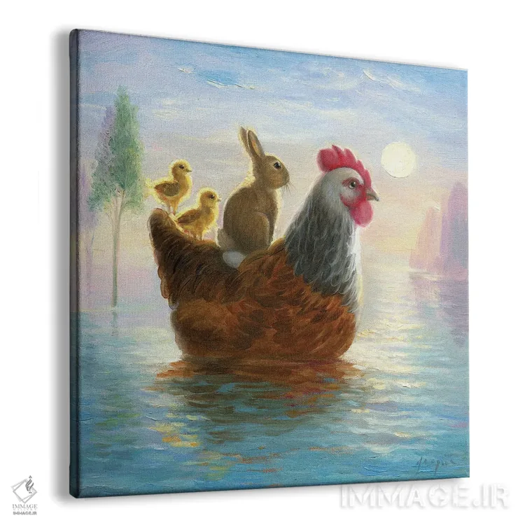 تابلو ایزابل و سیل اثر دیوید جواکین - نمای پرسپکتیو محصول