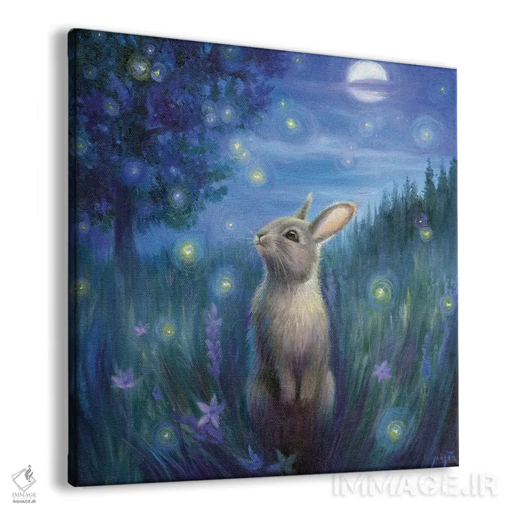 تابلو ایزابل و کرمهای شبتاب اثر دیوید جواکین - نمای پرسپکتیو محصول