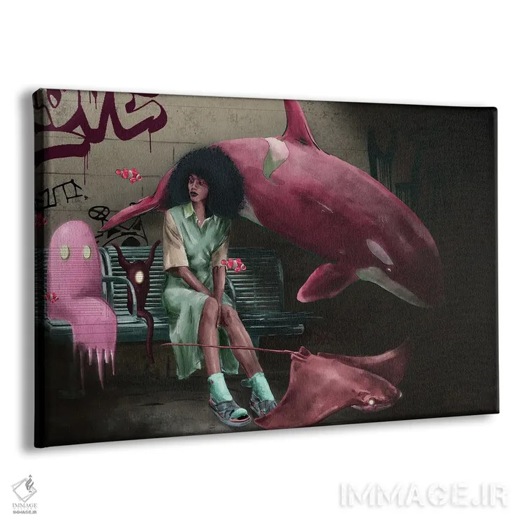 تابلو ایستگاه اتوبوس (قدیمی) اثر دنیل جیمز اسمیت - نمای پرسپکتیو محصول