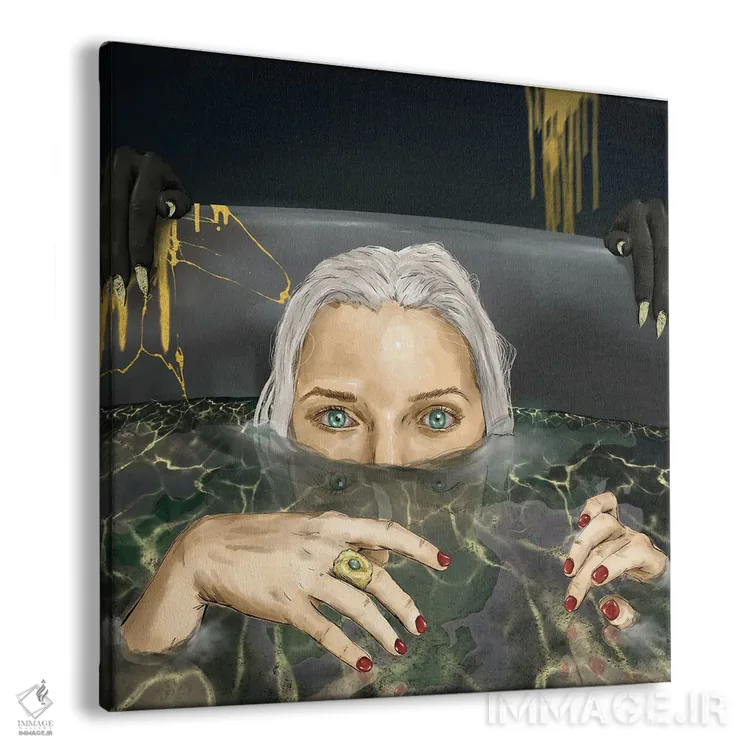 تابلو غرق شدن اثر دنیل جیمز اسمیت - نمای پرسپکتیو محصول