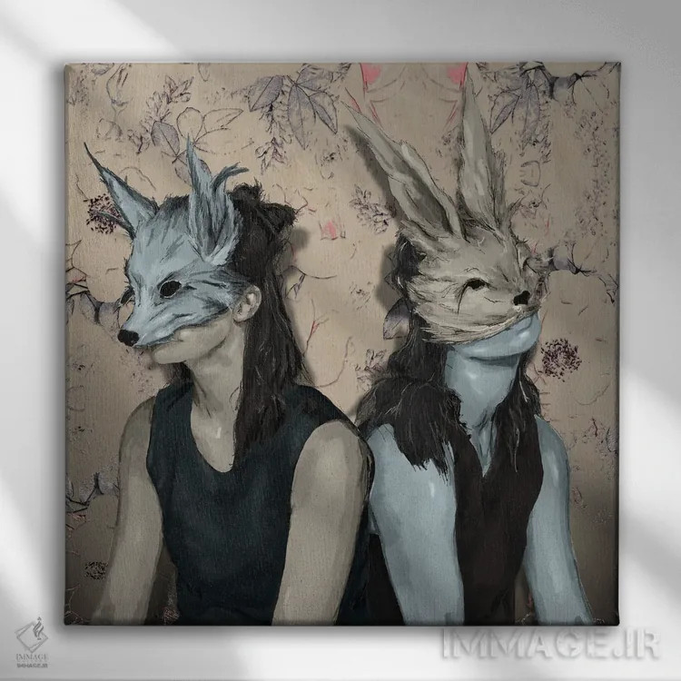 تابلو شکار اثر دنیل جیمز اسمیت - نمای روبهرو روی دیوار