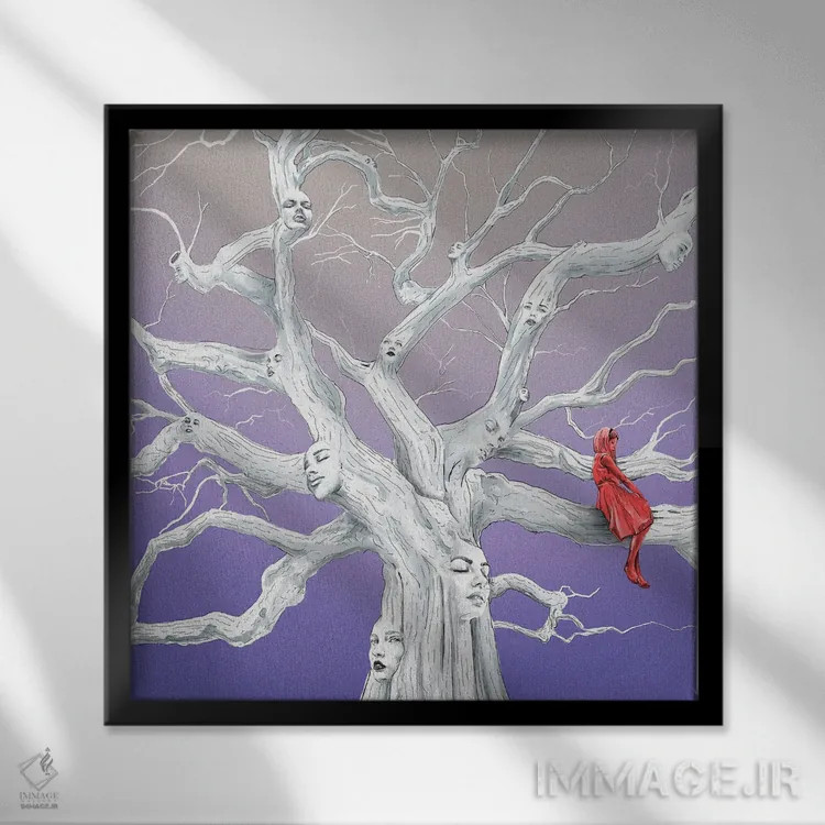 تابلو مادر اثر دنیل جیمز اسمیت - نمای قابدار مشکی