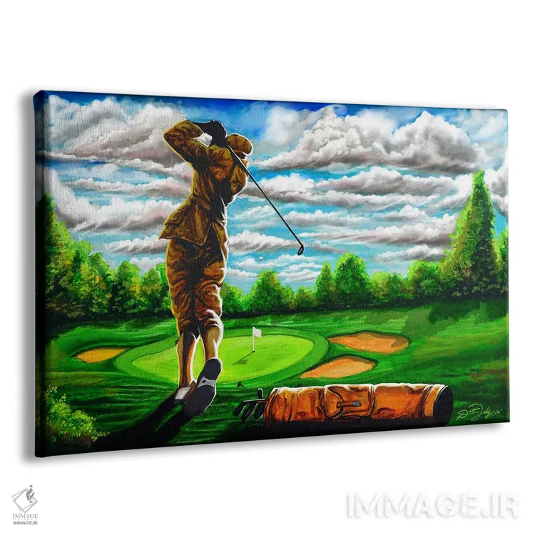 تابلو رقص سوینگ کلاسیک اثر دیانجی - نمای پرسپکتیو محصول