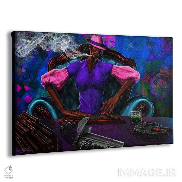 تابلو او در حرکت است (واژه عامیانه) اثر دیانجی - نمای پرسپکتیو محصول