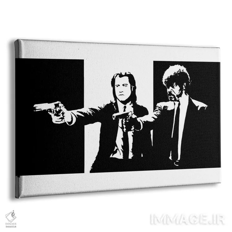 تابلو داستان عامهپسند (فیلم) اثر دراپکیک آرت (استودیو/هنرمند) - نمای پرسپکتیو محصول