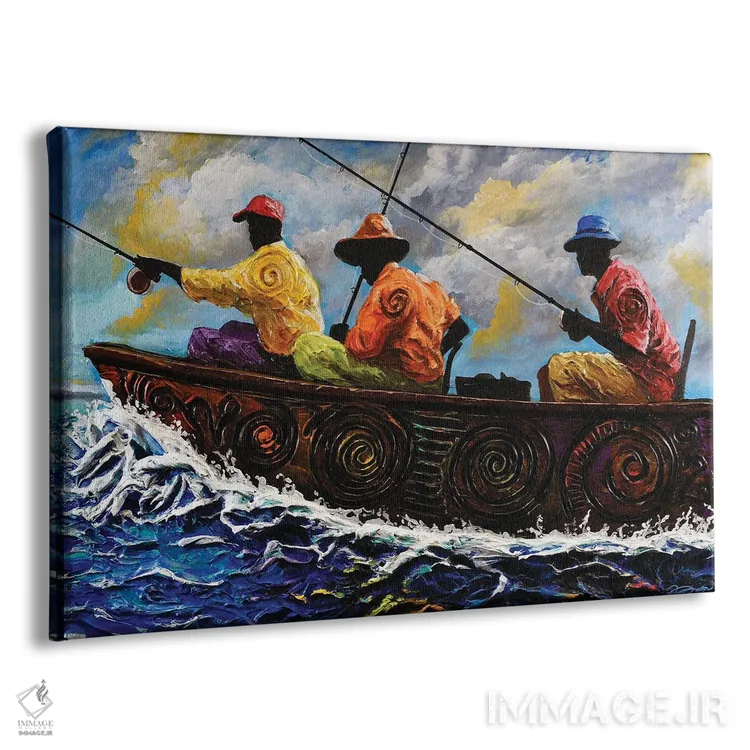 تابلو محل ماهیگیری اثر دیانجی - نمای پرسپکتیو محصول