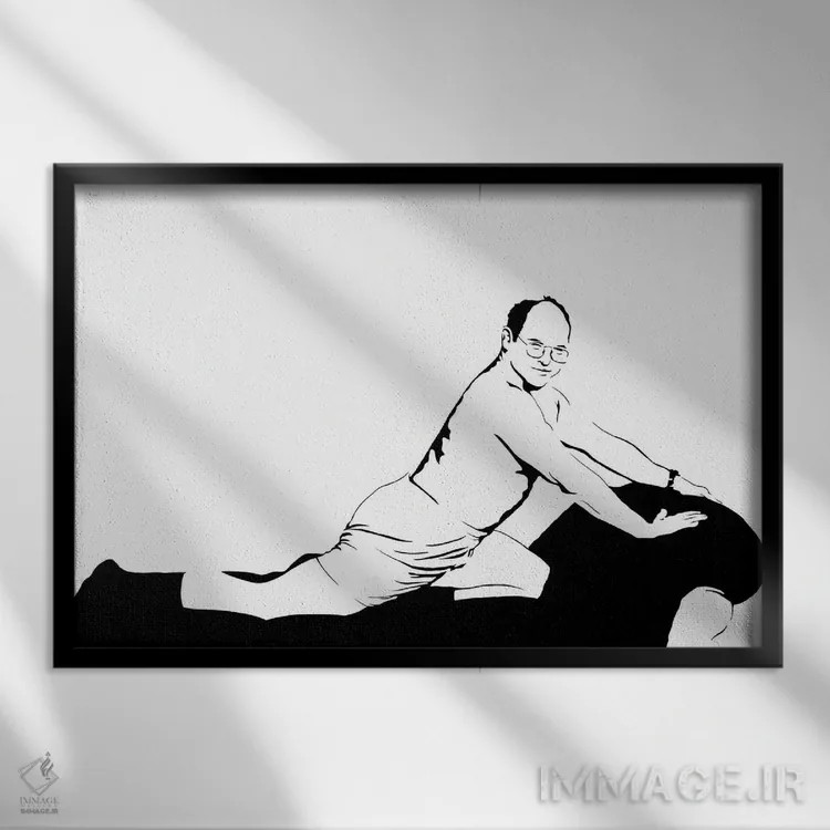 تابلو جرج کاستانزا (شخصیت سریال) اثر دراپکیک آرت (استودیو/هنرمند) - نمای قابدار مشکی