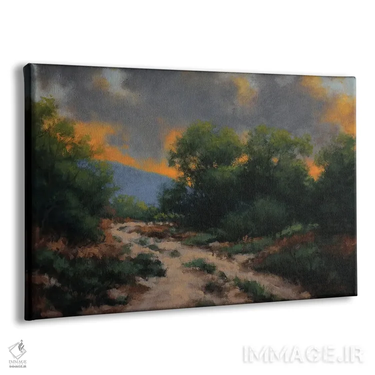 تابلو درخشندگی شبانگاهی اثر درک هانسن - نمای پرسپکتیو محصول