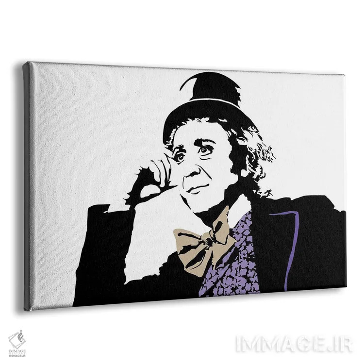 تابلو ویلی وانکا (شخصیت و فیلم) اثر دراپکیک آرت (استودیو/هنرمند) - نمای پرسپکتیو محصول