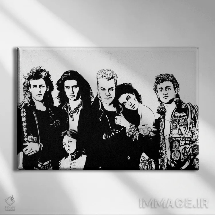 تابلو پسران گمشده (فیلم) اثر دراپکیک آرت (استودیو/هنرمند) - نمای روبهرو روی دیوار