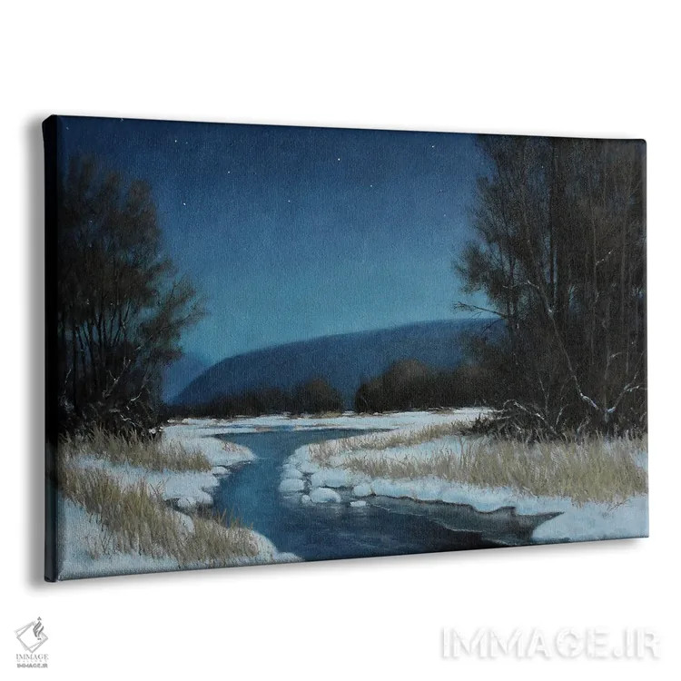 تابلو شکوه نیمهشب اثر درک هانسن - نمای پرسپکتیو محصول