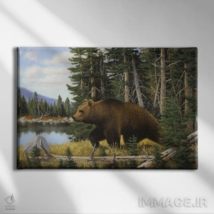 تابلو فقط در گذر اثر درک هانسن - نمای روبهرو روی دیوار