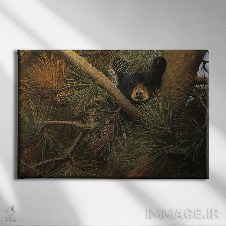 تابلو بلند و تنها اثر درک هانسن - نمای روبهرو روی دیوار