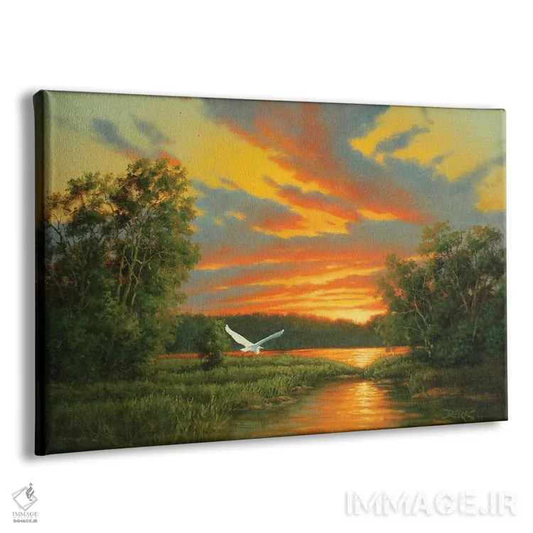 تابلو صدای سکوت اثر درک هانسن - نمای پرسپکتیو محصول