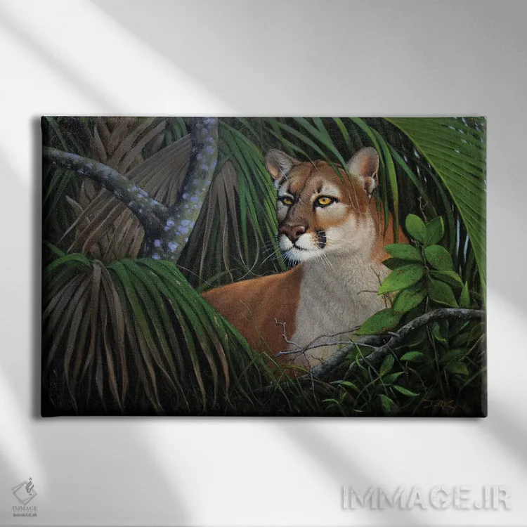 تابلو شاهزاده مردابهای همیشهسبز اثر درک هانسن - نمای روبهرو روی دیوار