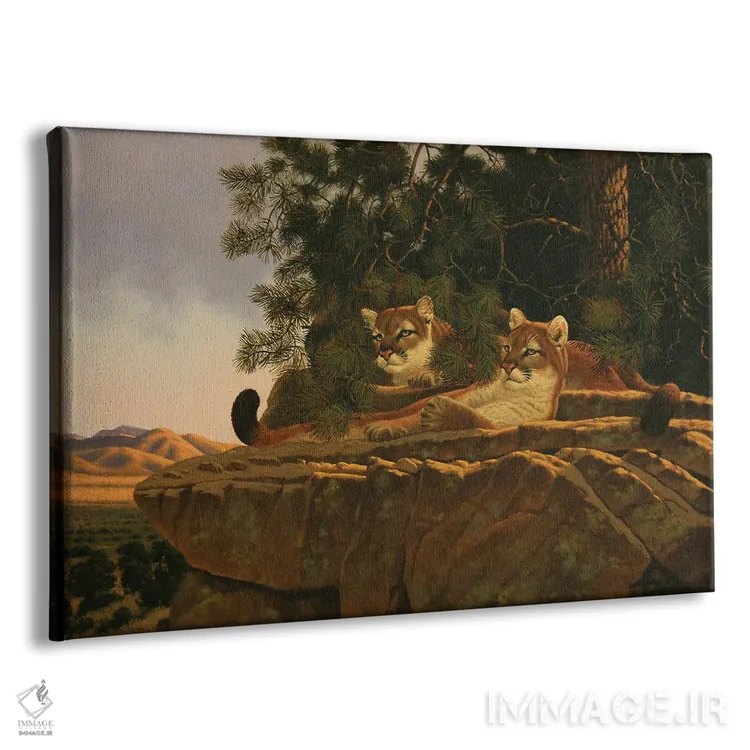 تابلو رعد دوردست اثر درک هانسن - نمای پرسپکتیو محصول