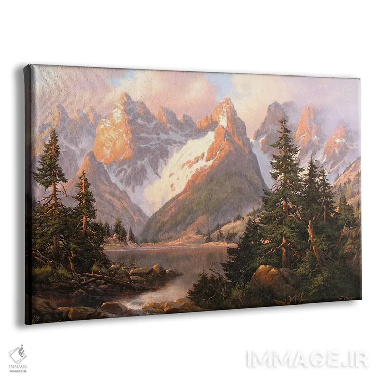 تابلو صبح دولومیتی (کوههای ایتالیا) اثر درک هانسن - نمای پرسپکتیو محصول