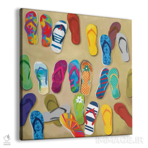 تابلو دمپایی لاانگشتی II اثر دراکو فونتین - نمای پرسپکتیو محصول