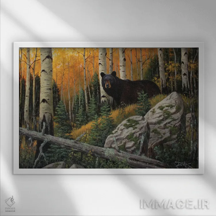 تابلو آواره اثر درک هانسن - نمای قابدار سفید