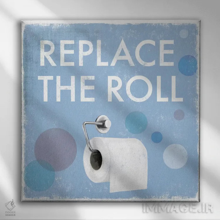 تابلو جایگزین کردن رول اثر دراکو فونتین - نمای روبهرو روی دیوار