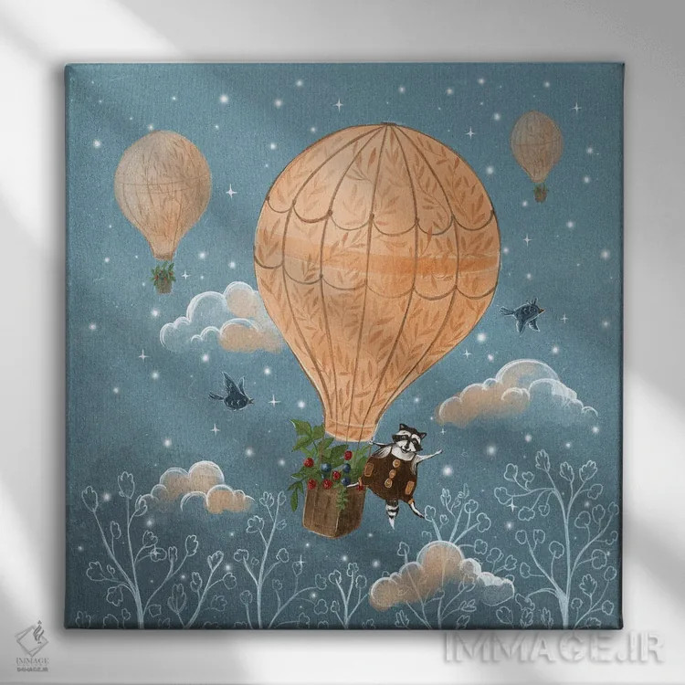 تابلو پرواز اثر داشا کریوکوا - نمای روبهرو روی دیوار