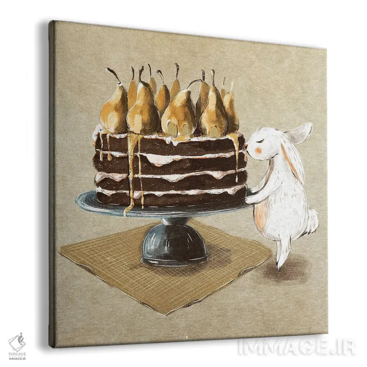 تابلو زندگی شیرین اثر داشا کریوکوا - نمای پرسپکتیو محصول