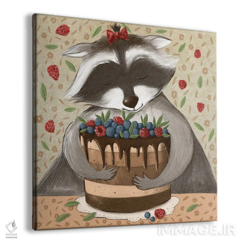 تابلو علاقه به شیرینی (شخصیت یا موضوع غذایی) اثر داشا کریوکوا - نمای پرسپکتیو محصول