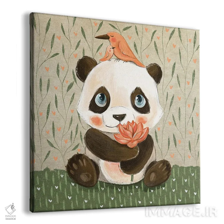 تابلو پاندا (حیوان) اثر داشا کریوکوا - نمای پرسپکتیو محصول