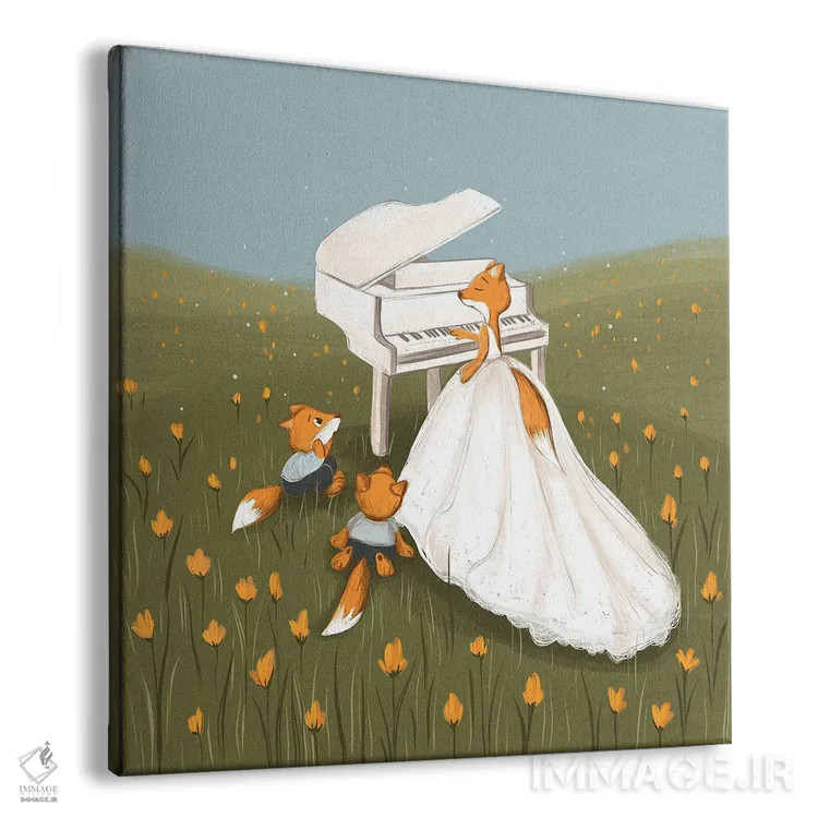 تابلو موسیقی عشق اثر داشا کریوکوا - نمای پرسپکتیو محصول