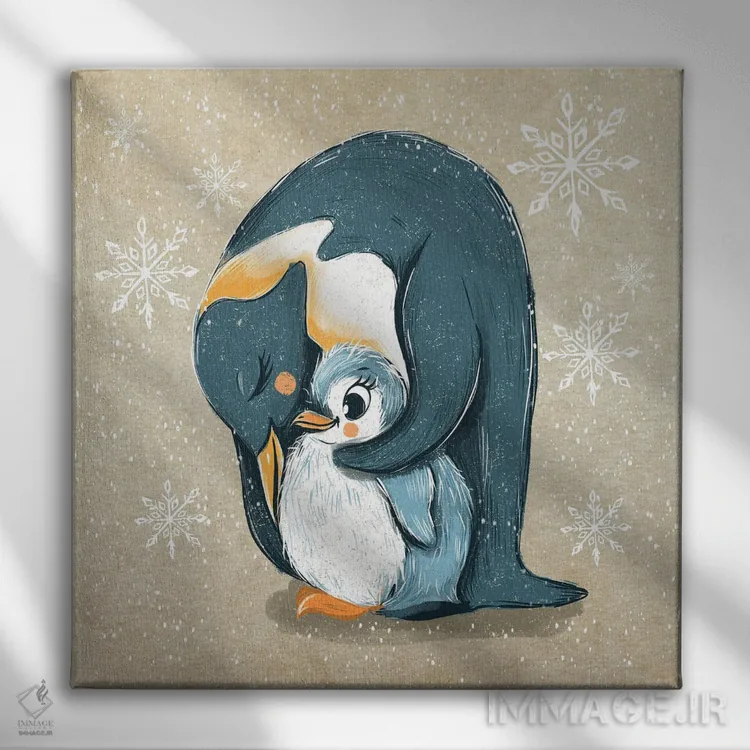 تابلو عشق مادر اثر داشا کریوکوا - نمای روبهرو روی دیوار