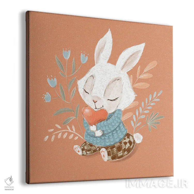 تابلو خرگوش کوچولو اثر داشا کریوکوا - نمای پرسپکتیو محصول