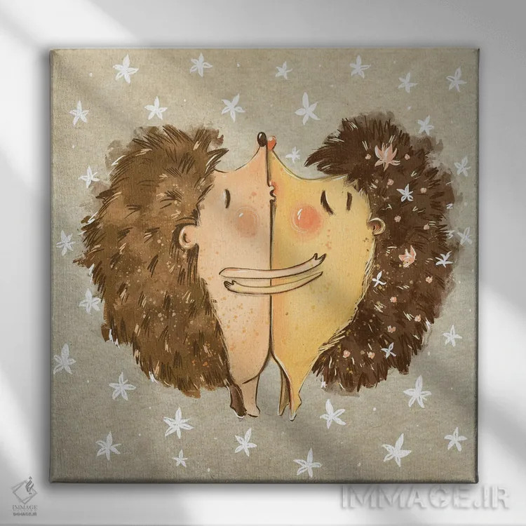 تابلو عشق تیغدار اثر داشا کریوکوا - نمای روبهرو روی دیوار