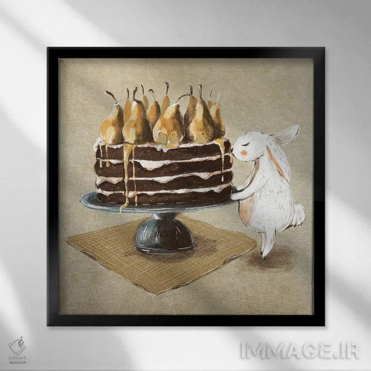 تابلو زندگی شیرین اثر داشا کریوکوا - نمای قابدار مشکی