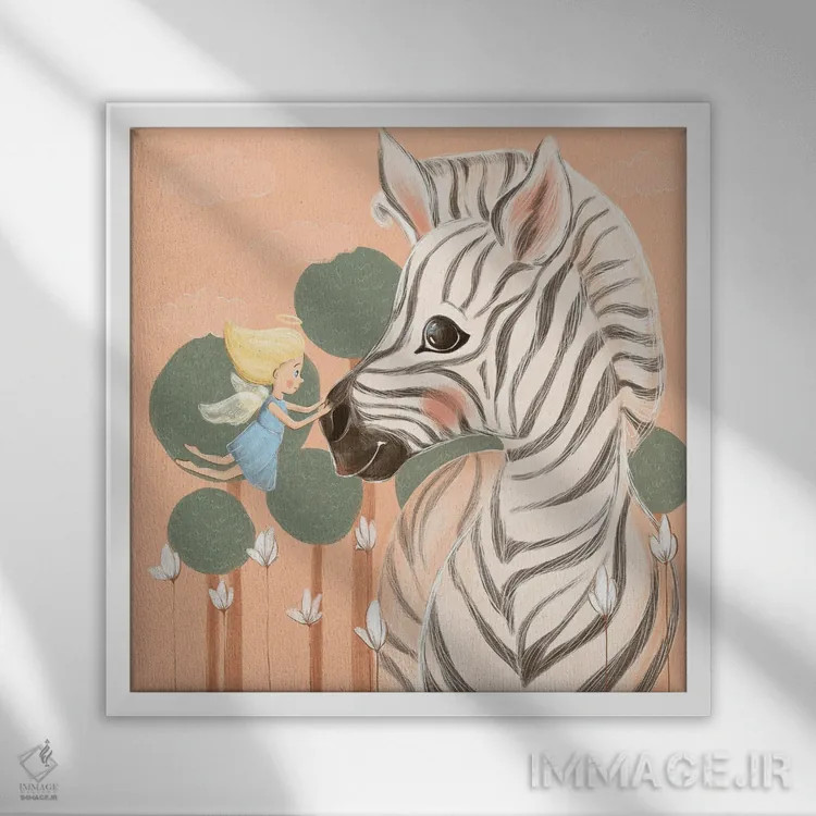 تابلو افسانه پریان (داستان پریان) اثر داشا کریوکوا - نمای قابدار سفید