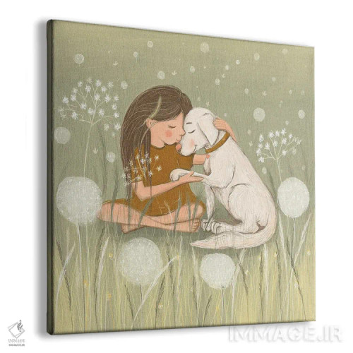 تابلو بهترین دوستان اثر داشا کریوکوا - نمای پرسپکتیو محصول