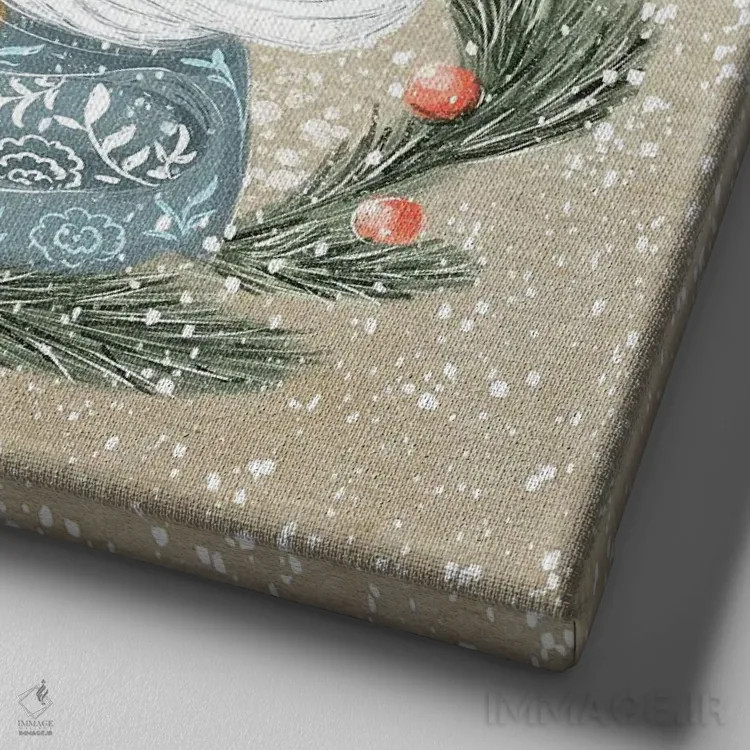 تابلو گاوِ من اثر داشا کریوکوا - نمای نزدیک بافت بوم