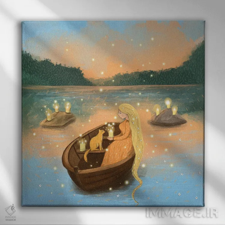 تابلو یک قرار معمولی اثر داشا کریوکوا - نمای روبهرو روی دیوار